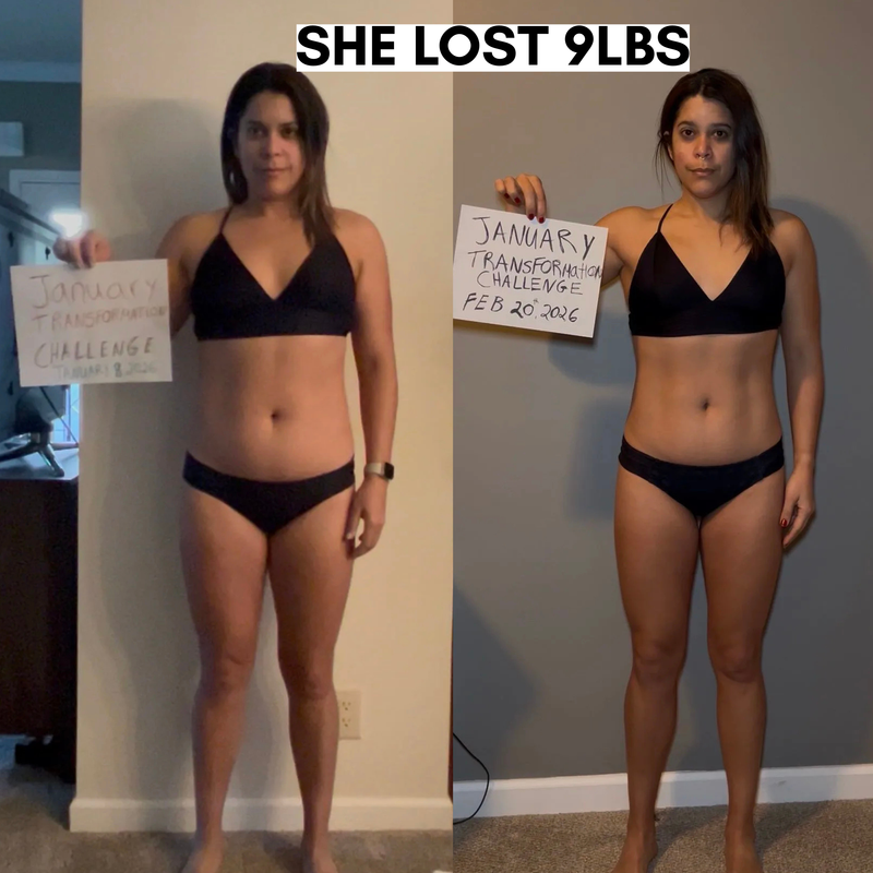 she lost 9lbs