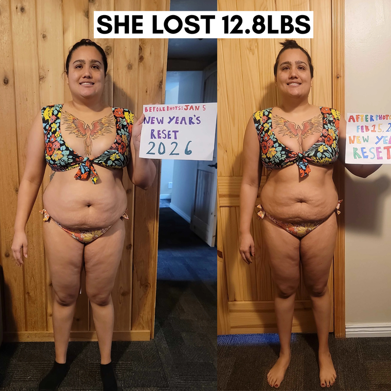 she lost 12.8lbs