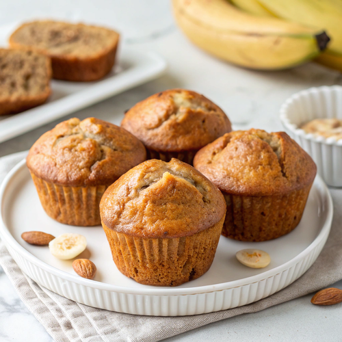 Protein Banana Bread Muffins